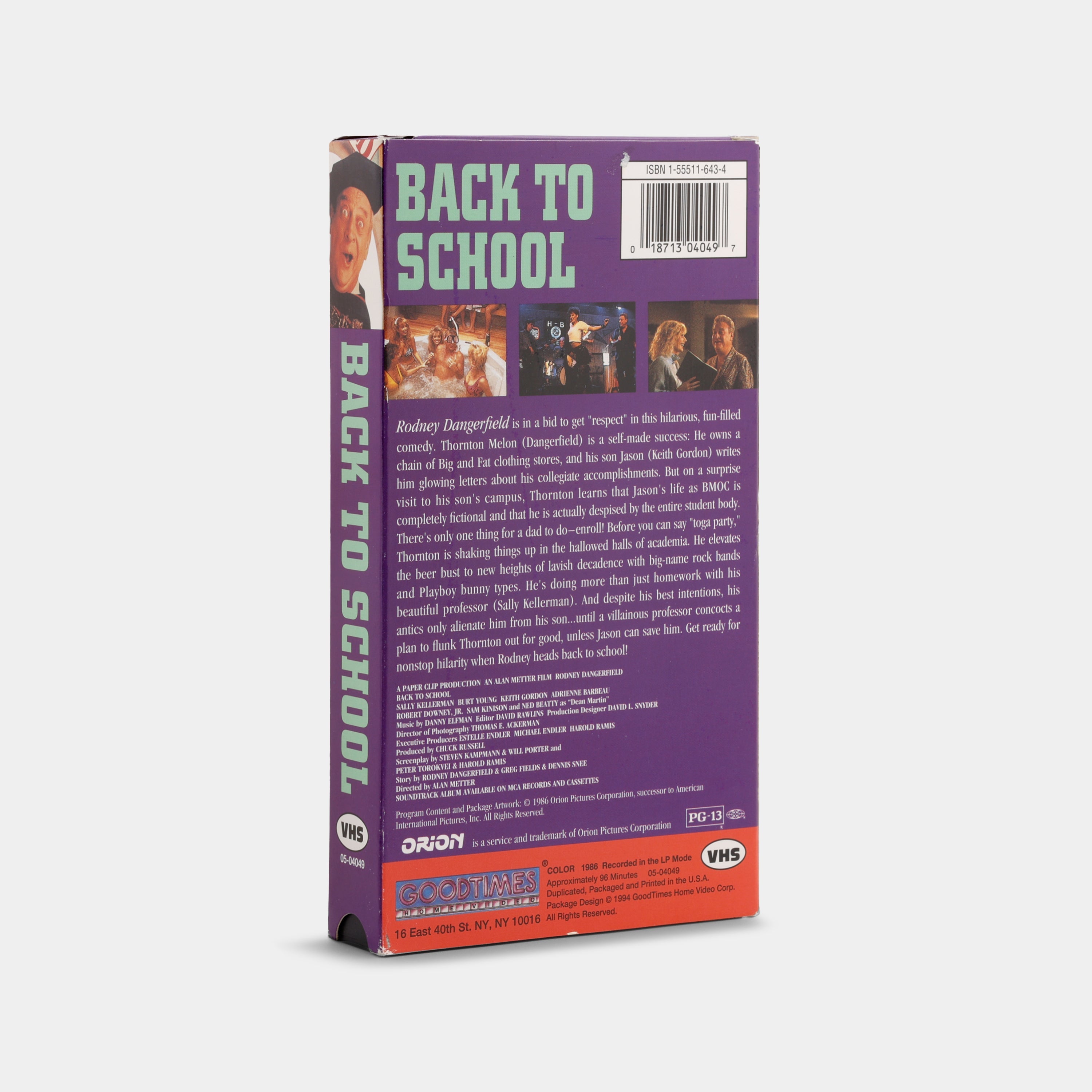 Back to School VHS Tape