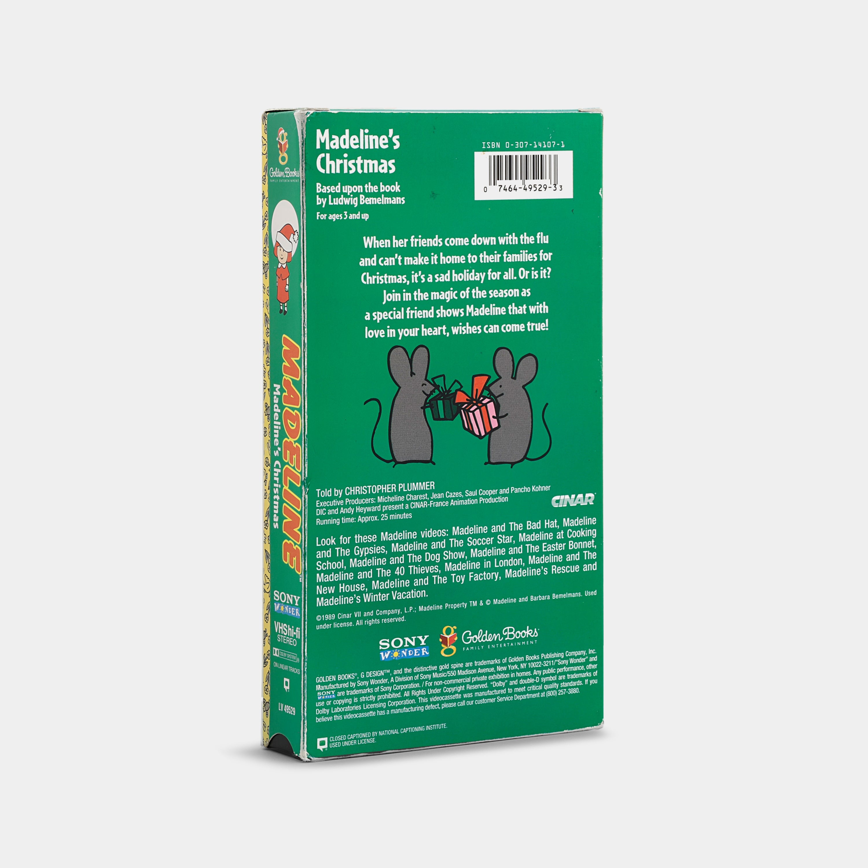 Madeline's Christmas VHS Tape