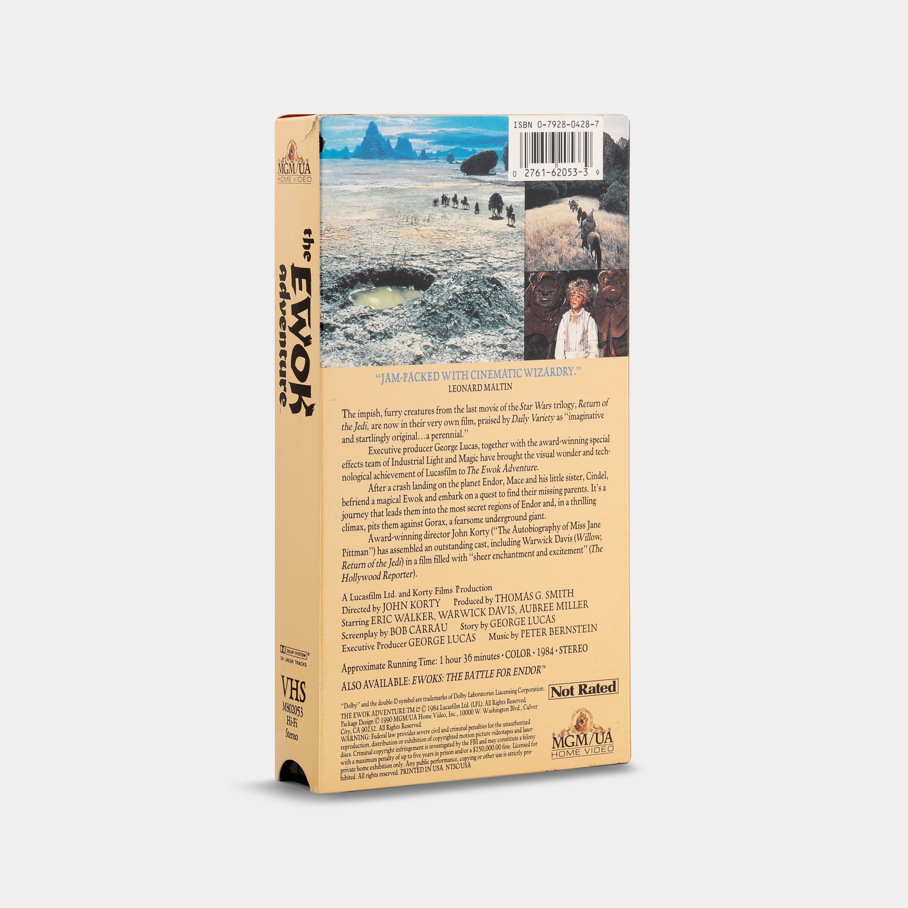 The Ewok Adventure VHS Tape