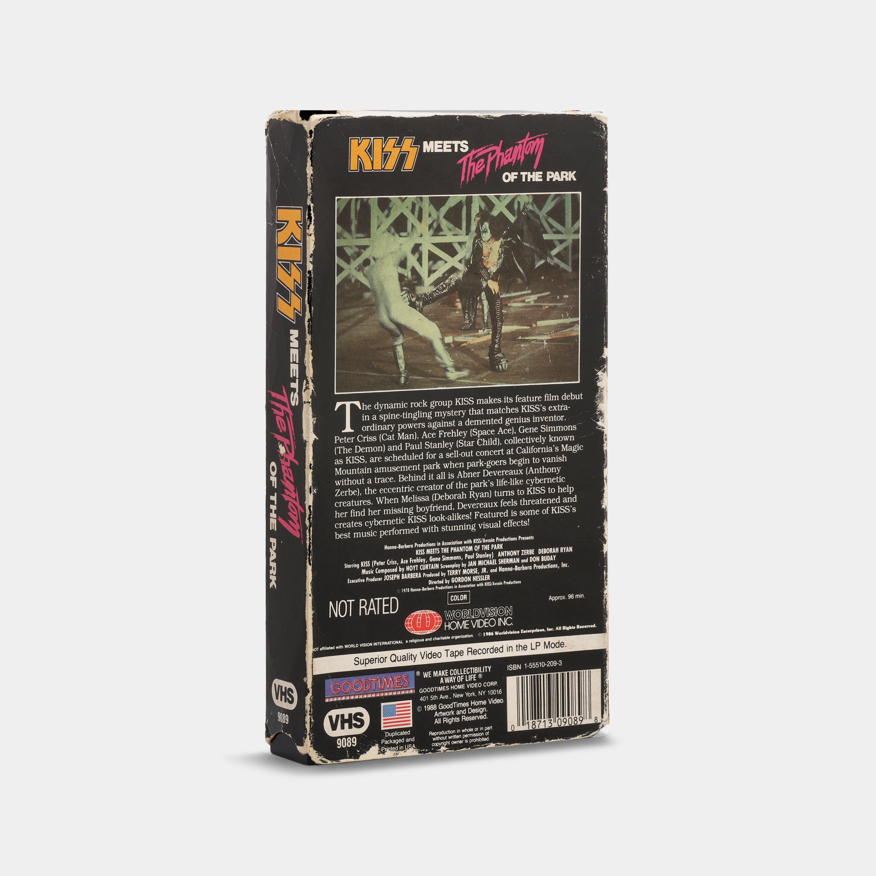 Kiss Meets the Phantom of the Park VHS Tape