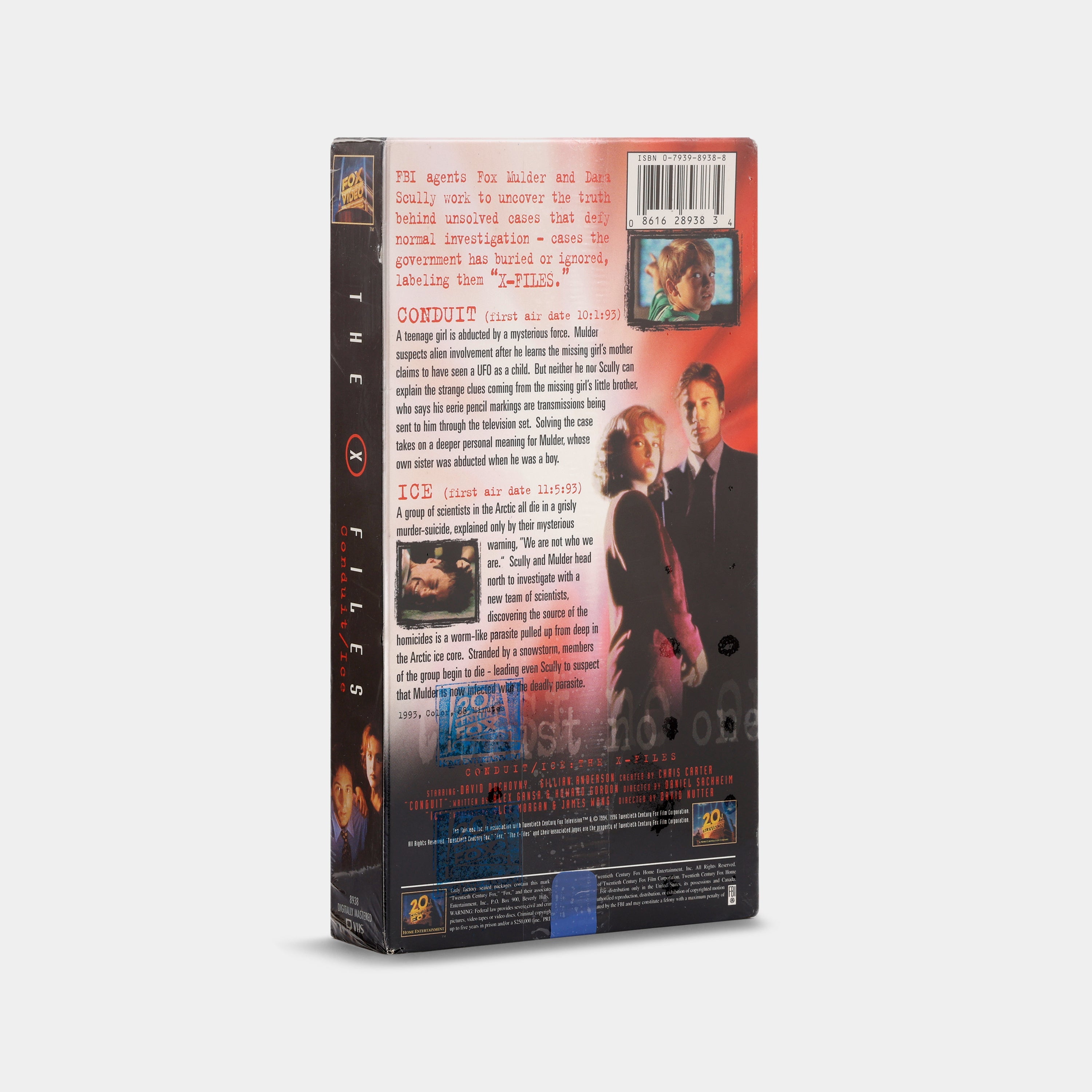 The X-Files: Conduit/Ice (Sealed) VHS Tape