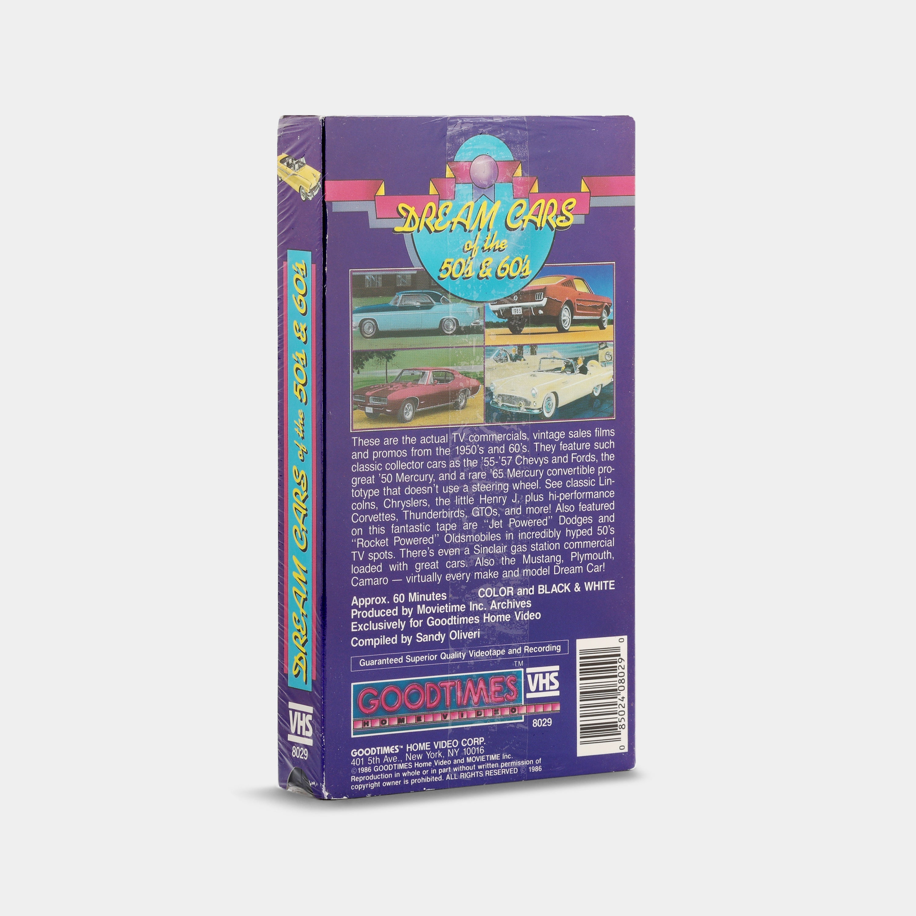 Dream Cars of the 50's & 60's (Sealed) VHS Tape