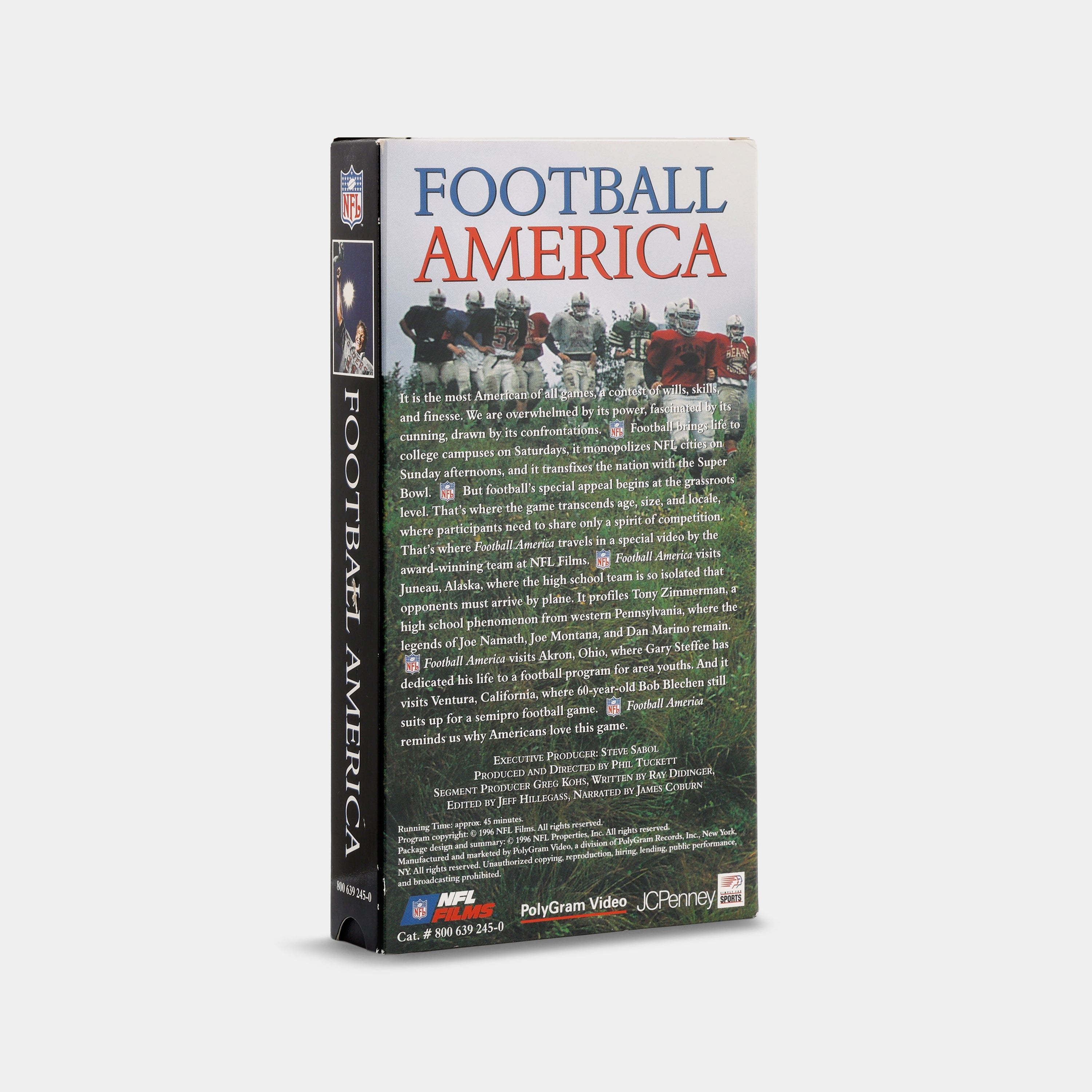 NFL Films Presents: Football America VHS Tape