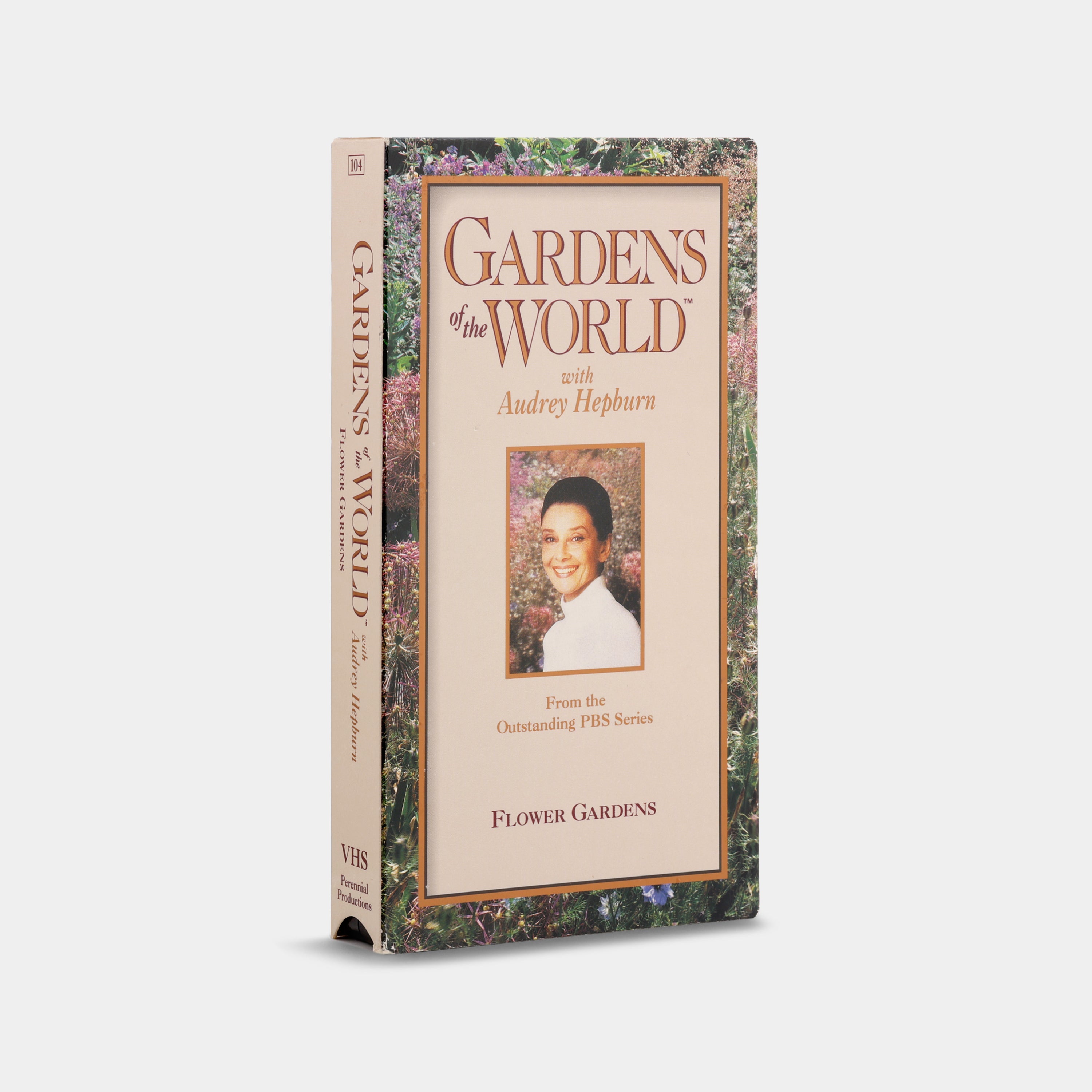 Gardens of the World with Audrey Hepburn: Flower Gardens VHS Tape