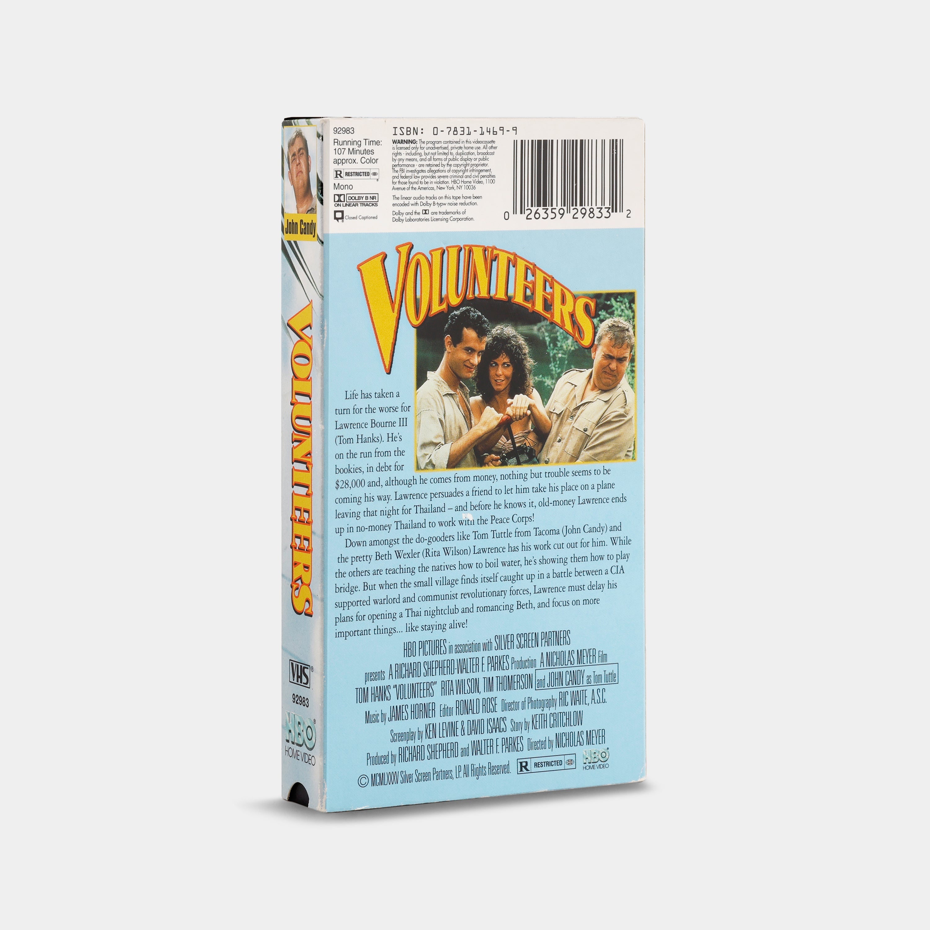 Volunteers VHS Tape