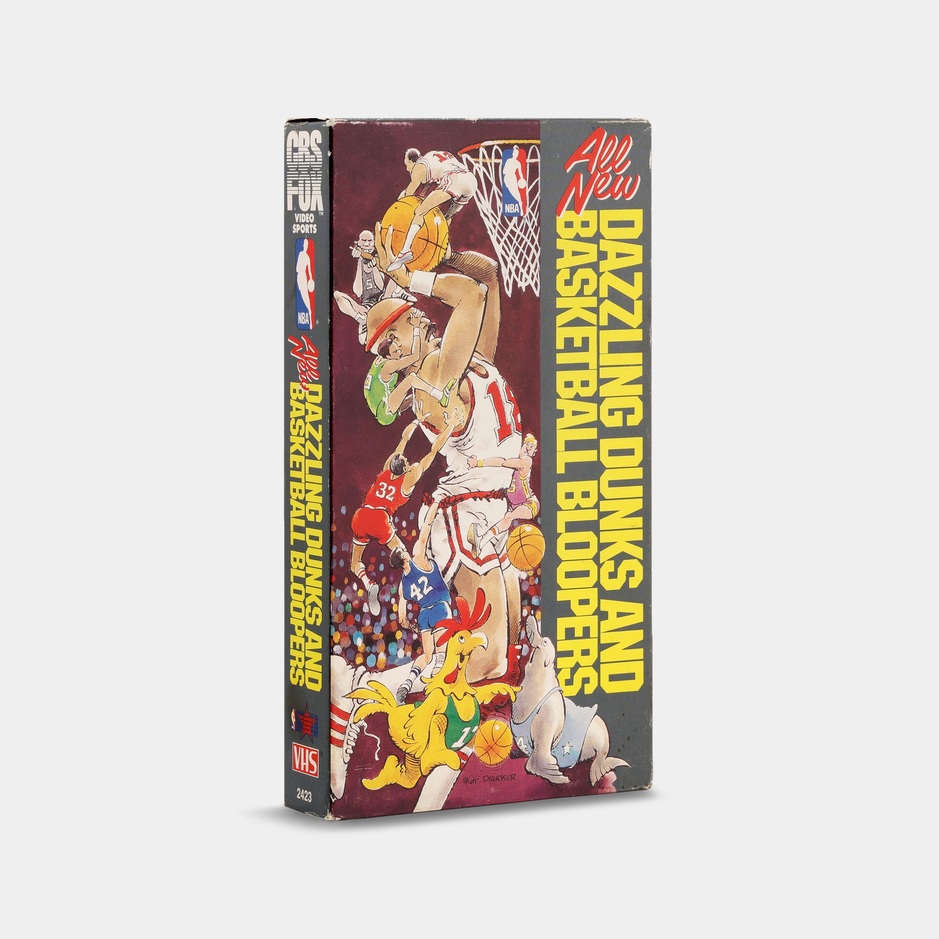 The All-New Dazzling Dunks and Basketball Bloopers (CBS/Fox Video) VHS Tape