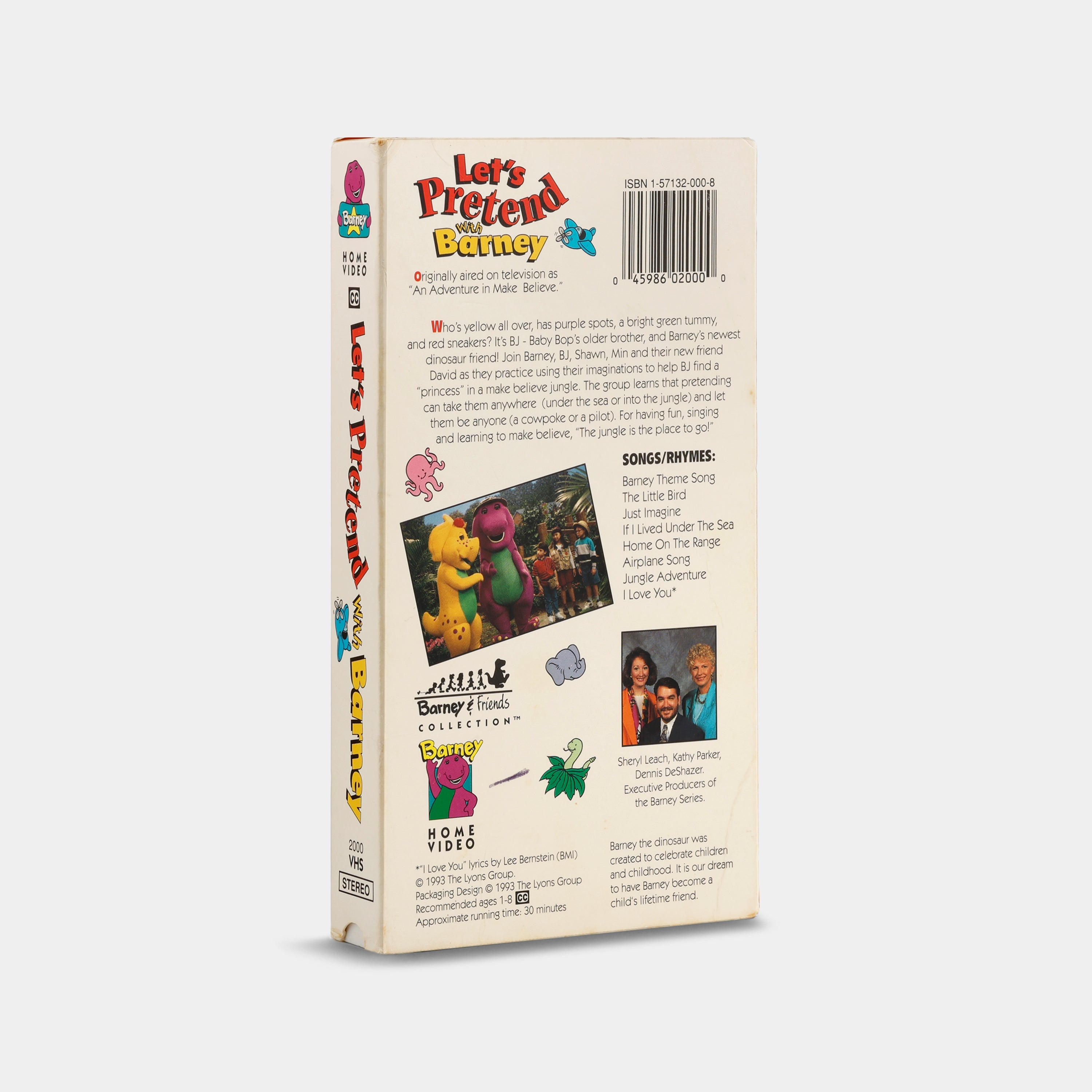 Let's Pretend with Barney VHS Tape