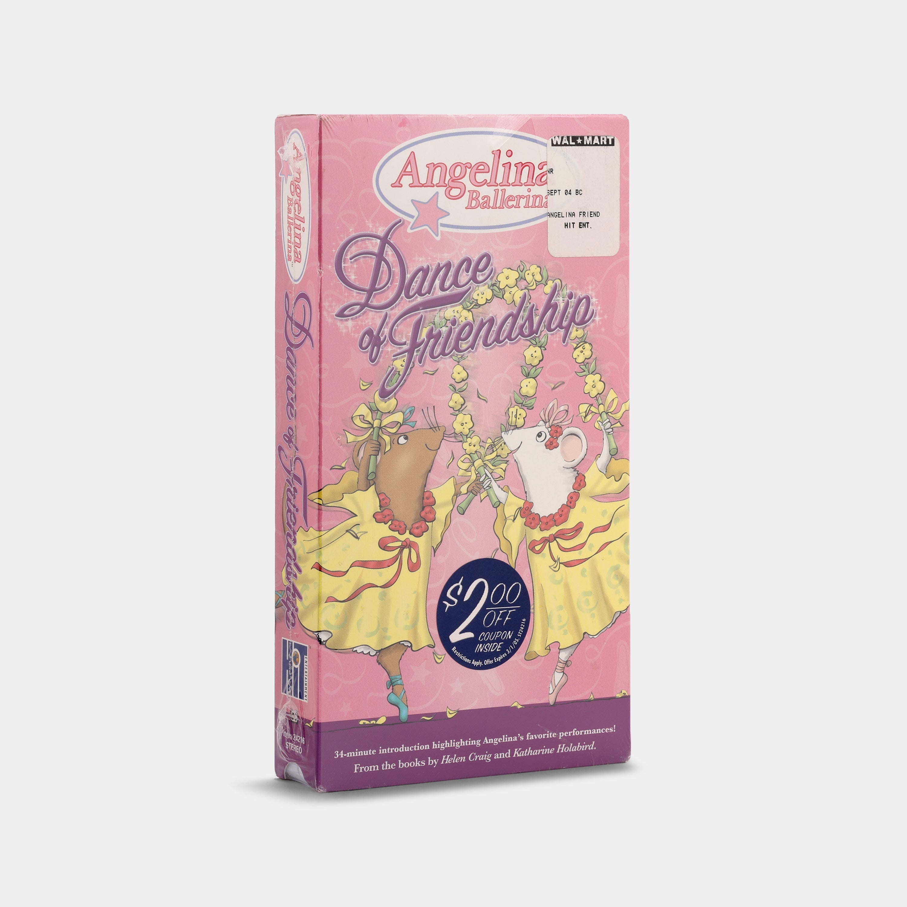 Angelina Ballerina: Dance of Friendship (Sealed) VHS Tape