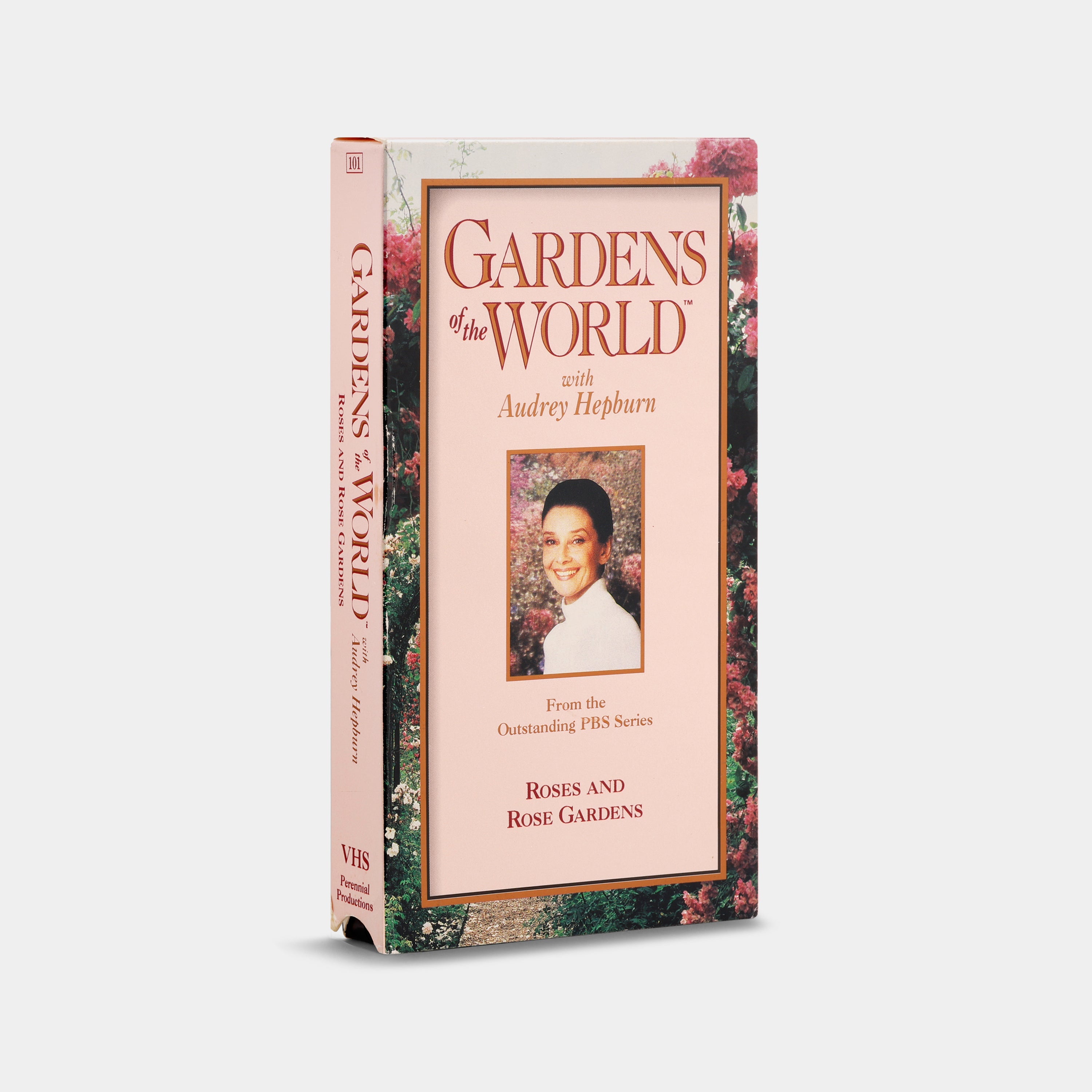 Gardens of the World with Audrey Hepburn: Roses and Rose Gardens VHS Tape