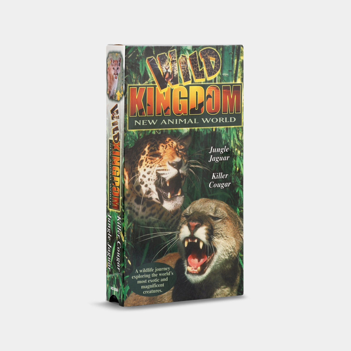 Wild Kingdom: New Animal World – Jungle Jaguar / Killer Cougar VHS Tape