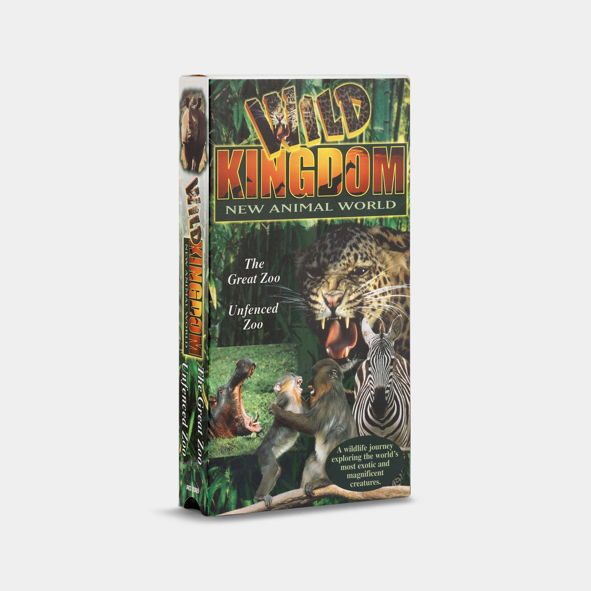 Wild Kingdom: New Animal World – The Great Zoo / The Unfenced Zoo VHS Tape