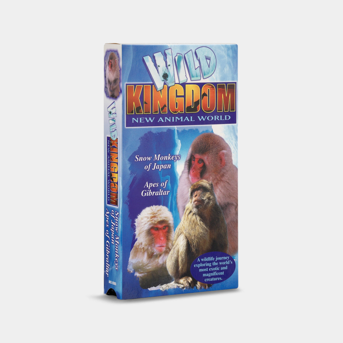 Wild Kingdom: New Animal World – Snow Monkeys of Japan / Apes of Gibraltar VHS Tape