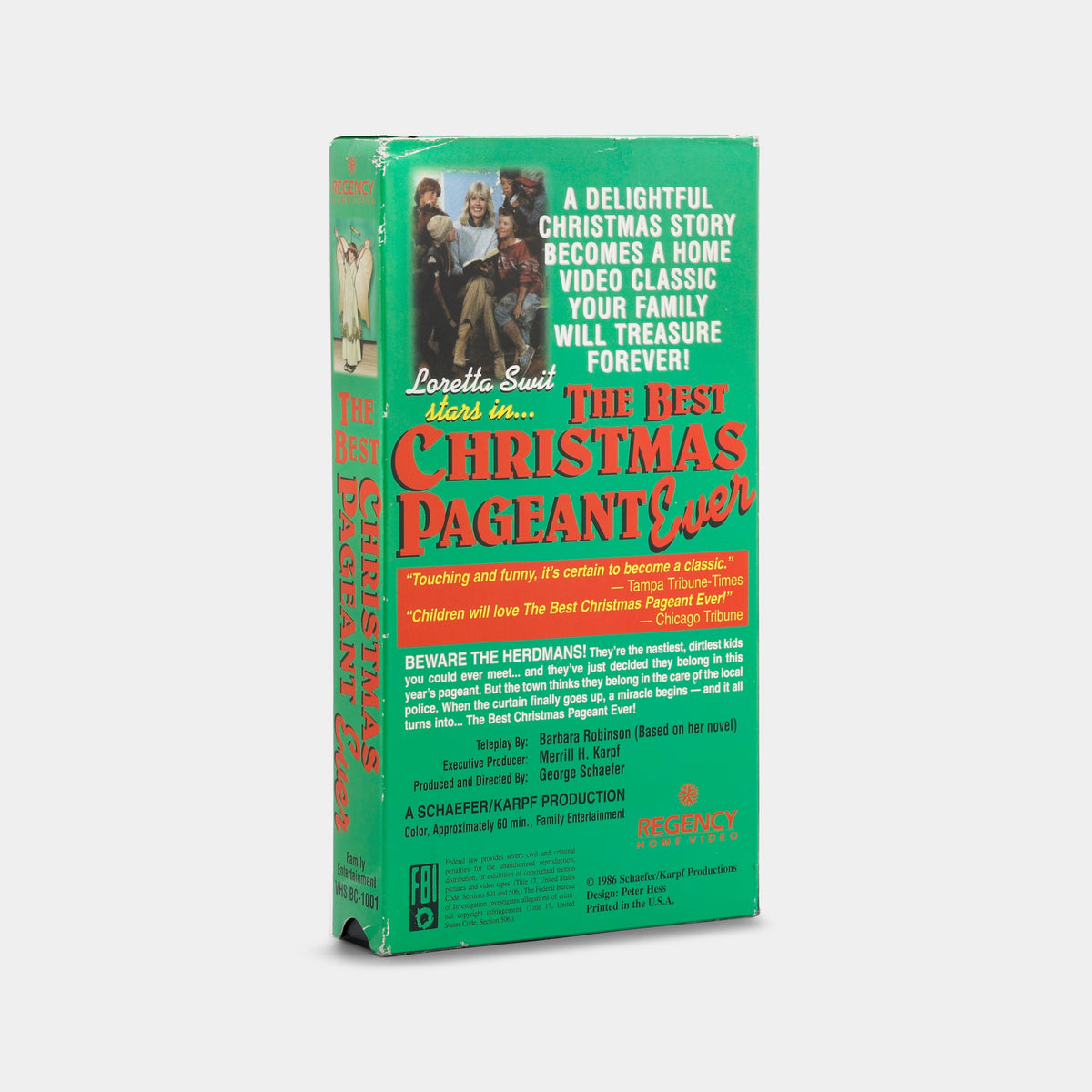 The Best Christmas Pageant Ever VHS Tape