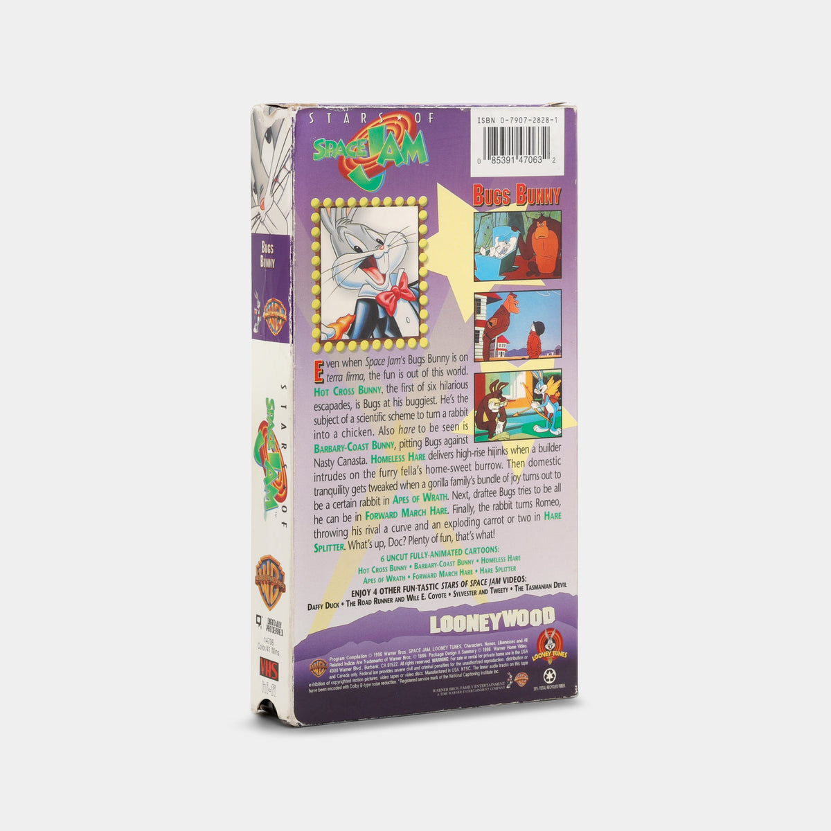 Stars of Space Jam: Bugs Bunny VHS Tape