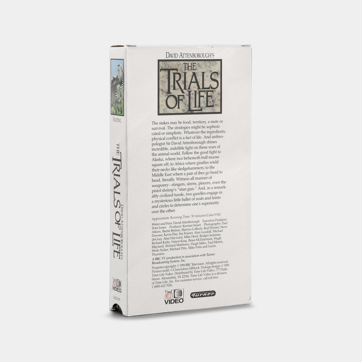David Attenborough's The Trials of Life: Fighting VHS Tape