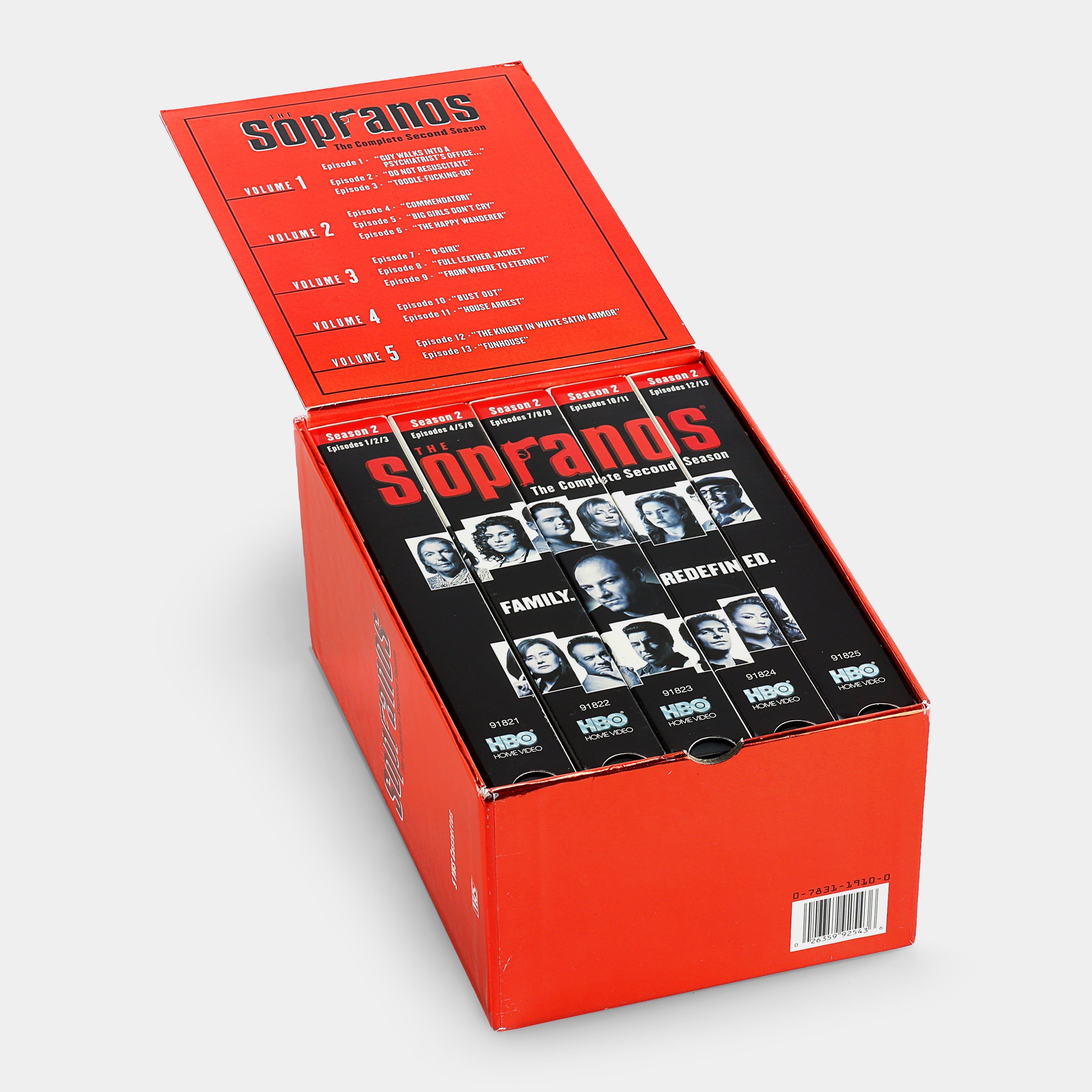 The Sopranos: The Complete Second Season VHS Tape Set