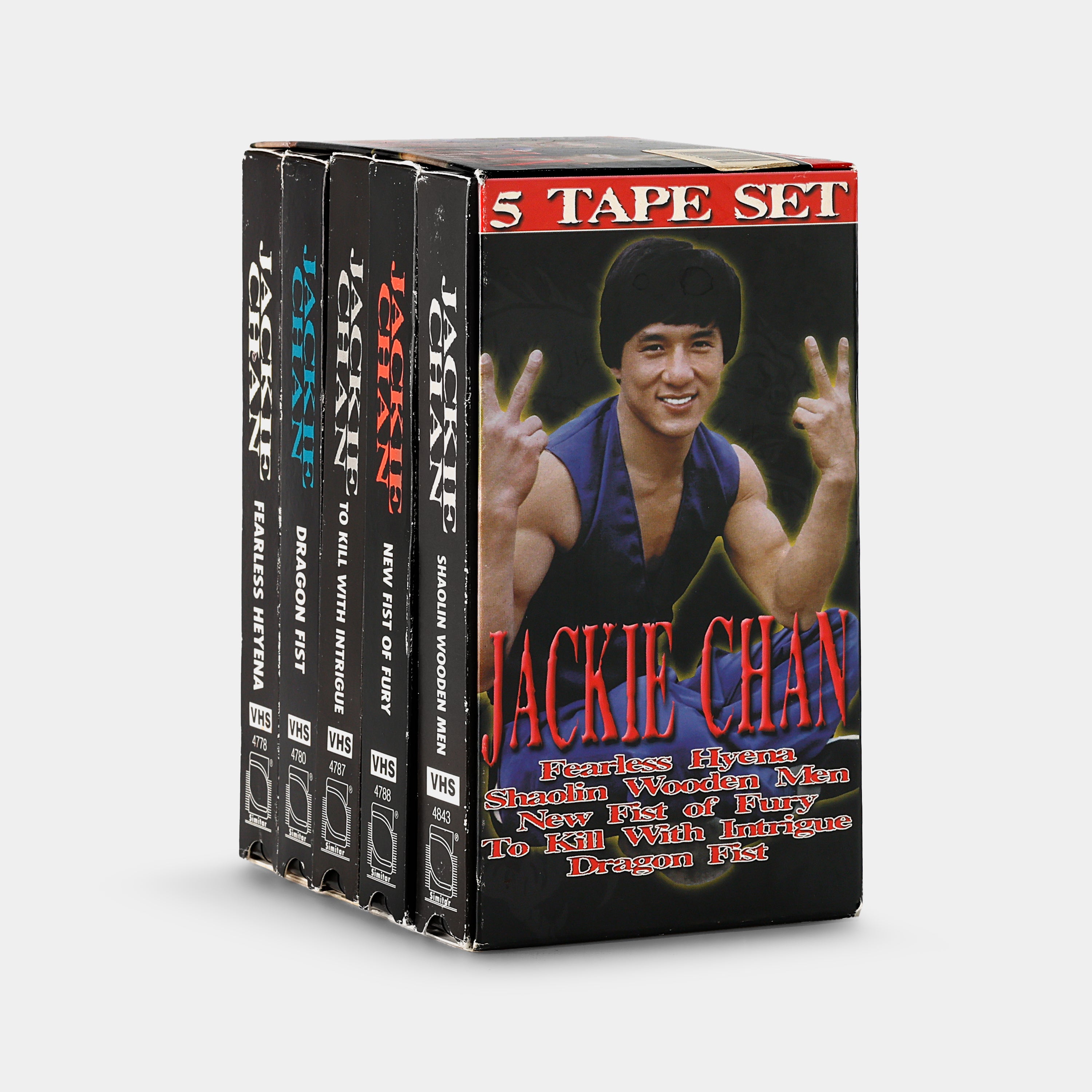 Jackie Chan Tape 5 VHS Tape Set