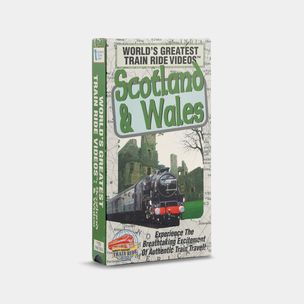 World's Greatest Train Ride Videos: Scotland & Wales (Sealed) VHS Tape
