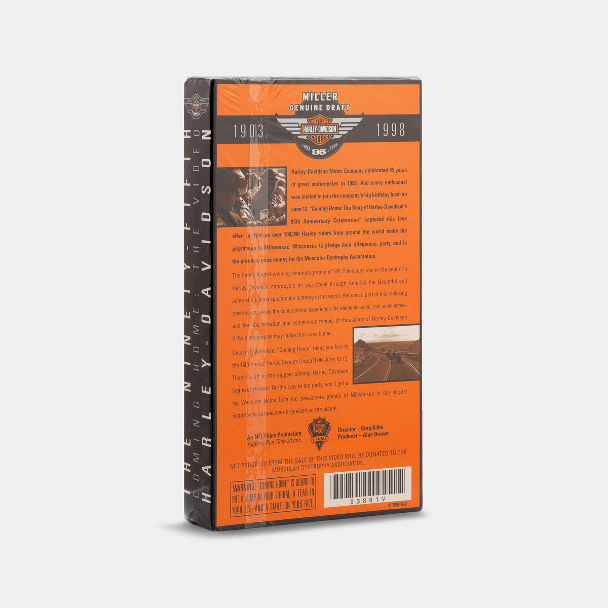 Coming Home: The Story of Harley-Davidson's 95th Anniversary Celebration (Sealed) VHS Tape