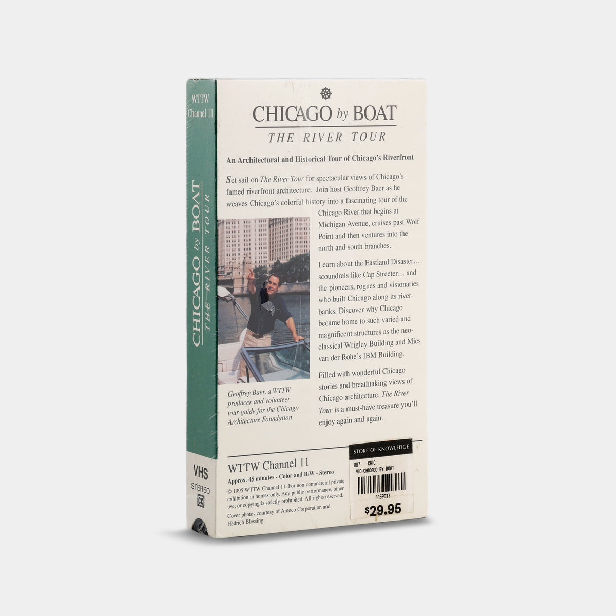 Chicago by Boat: The River Tour (Sealed) VHS Tape