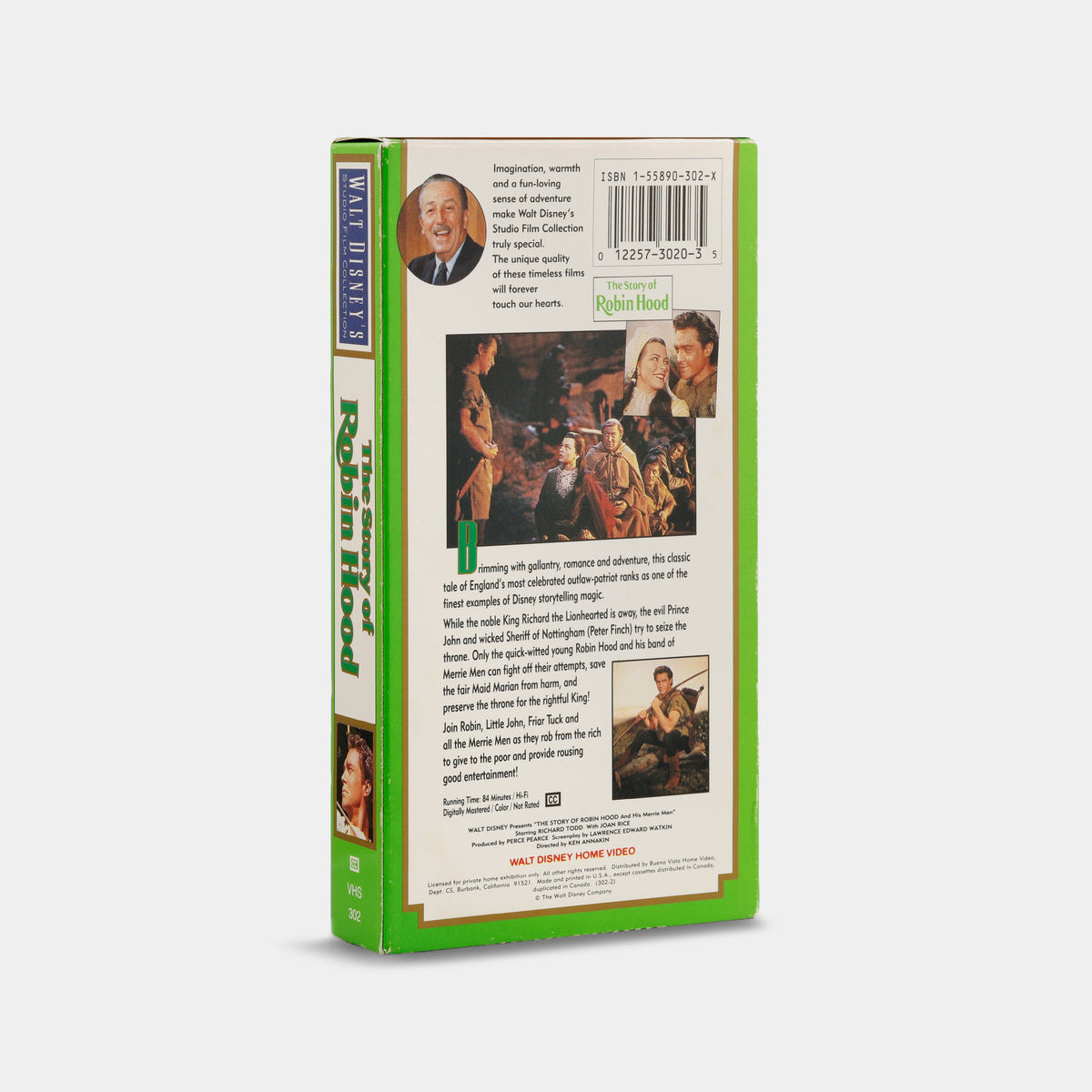 Walt Disney's Studio Film Collection: The Story of Robin Hood VHS Tape