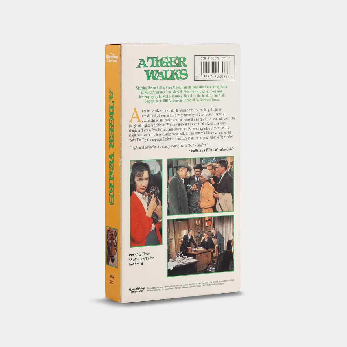 Walt Disney Presents: A Tiger Walks VHS Tape