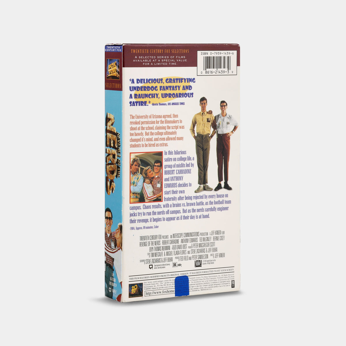 Revenge of the Nerds VHS Tape