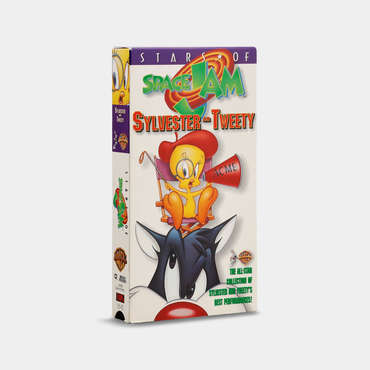 Stars of Space Jam: Sylvester and Tweety VHS Tape