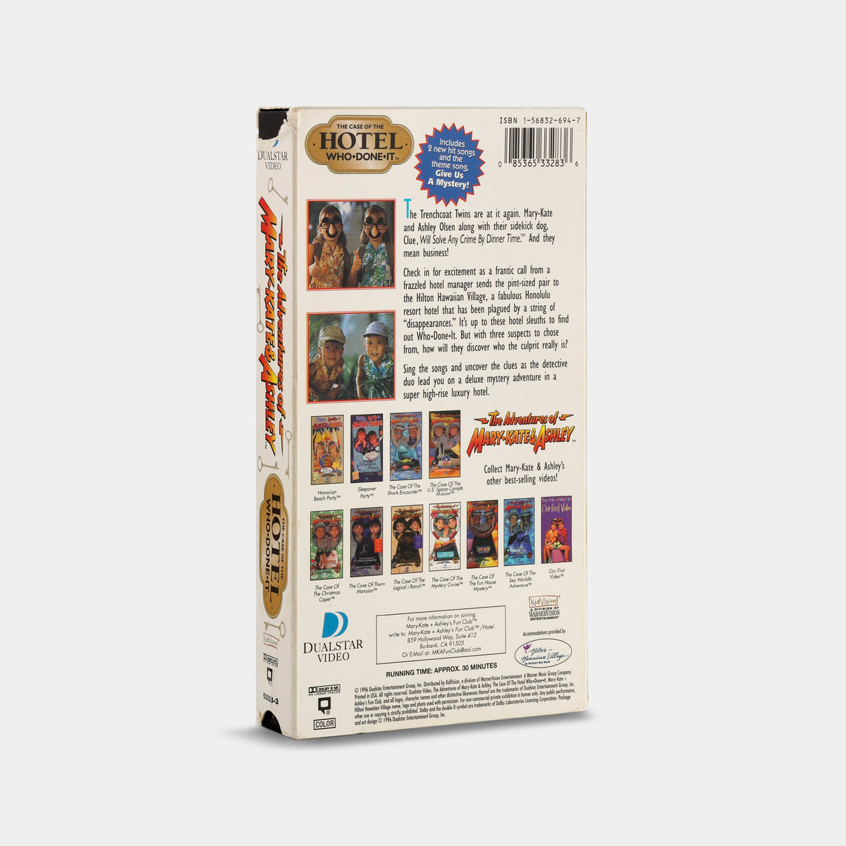 The Adventures of Mary-Kate & Ashley: The Case of the Hotel Who-Done-It VHS Tape
