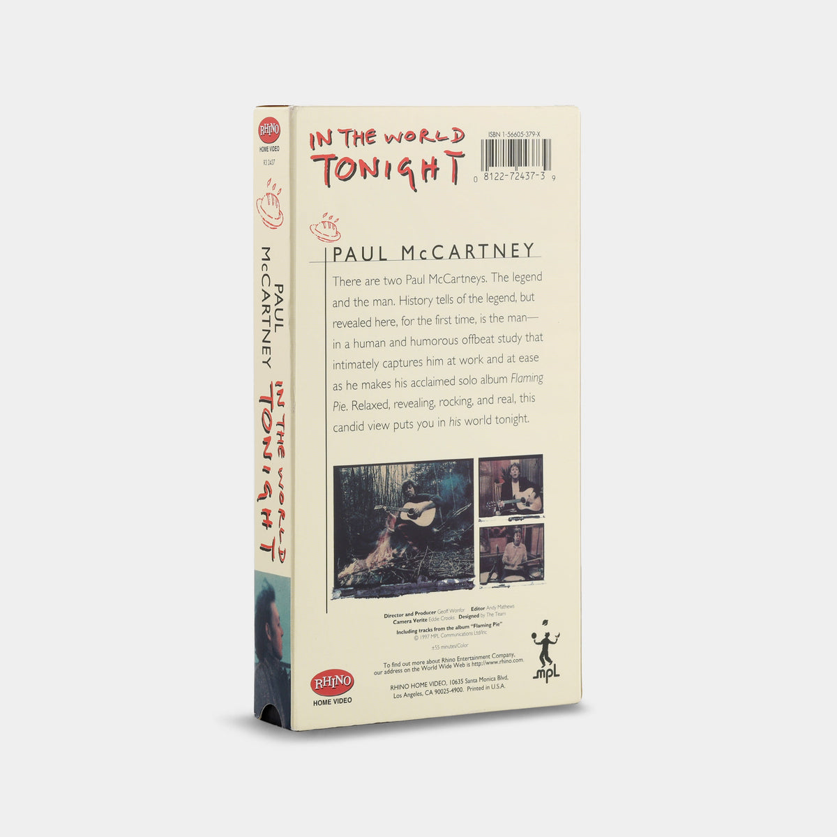 Paul McCartney: In the World Tonight VHS Tape