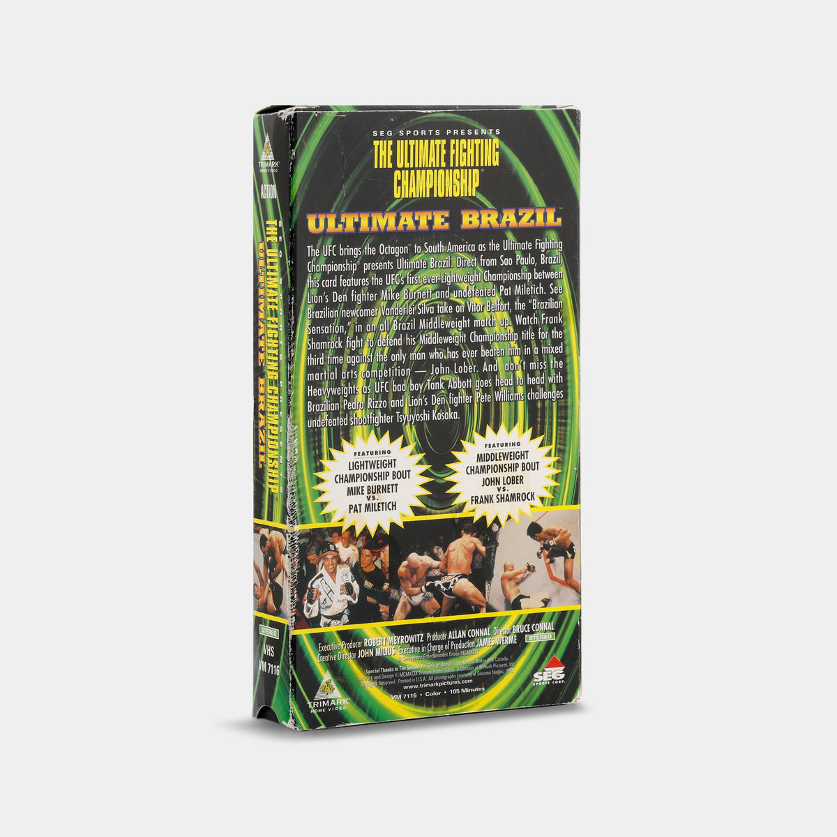 UFC: Ultimate Brazil VHS Tape