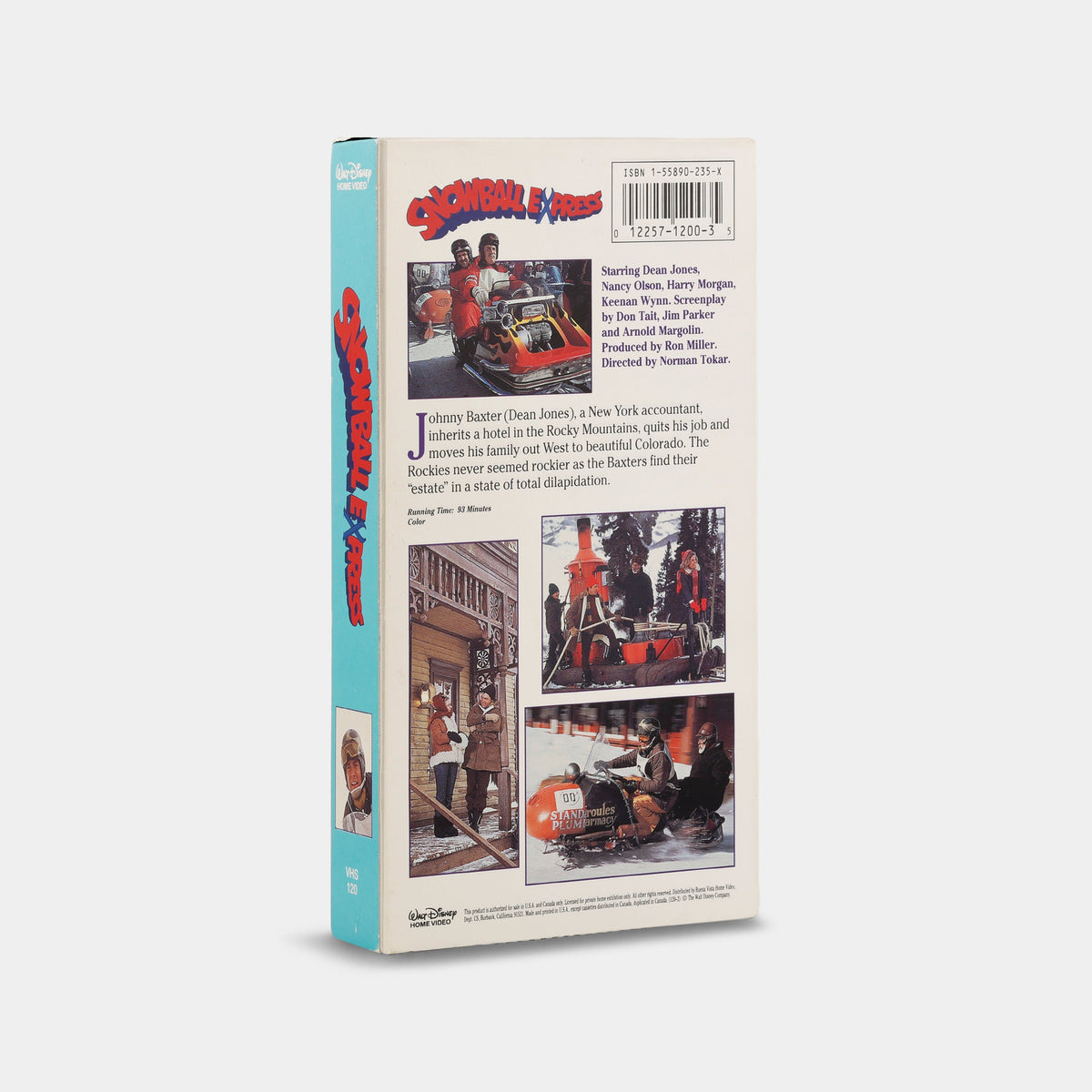 Disney Presents: Snowball Express VHS Tape