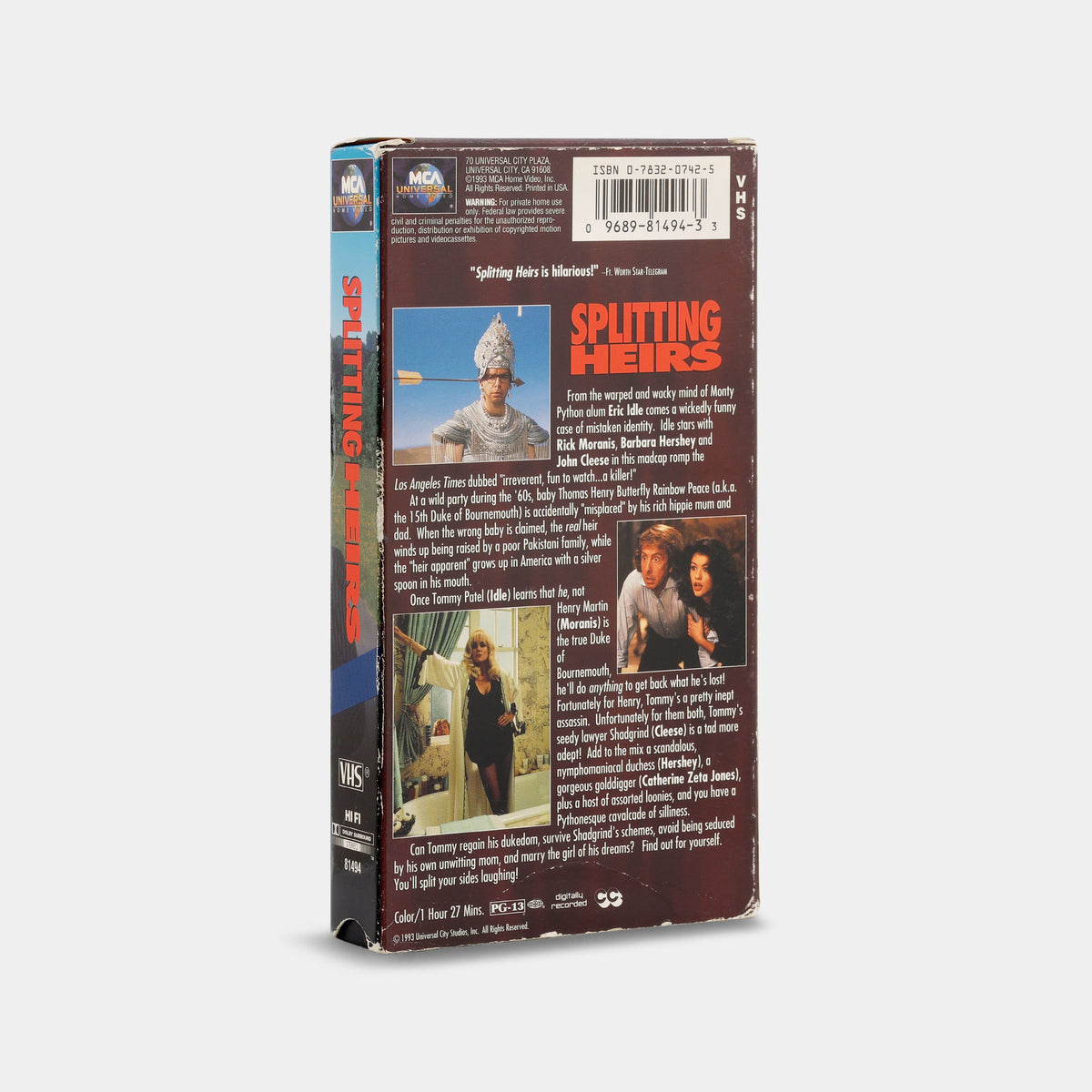 Splitting Heirs VHS Tape