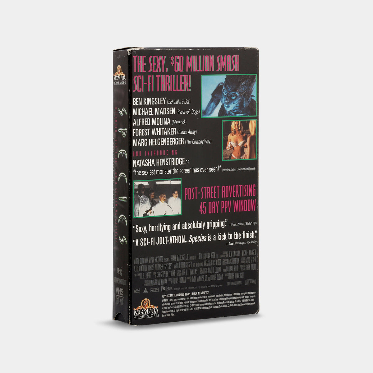 Species (Full Length Screening Edition) VHS Tape