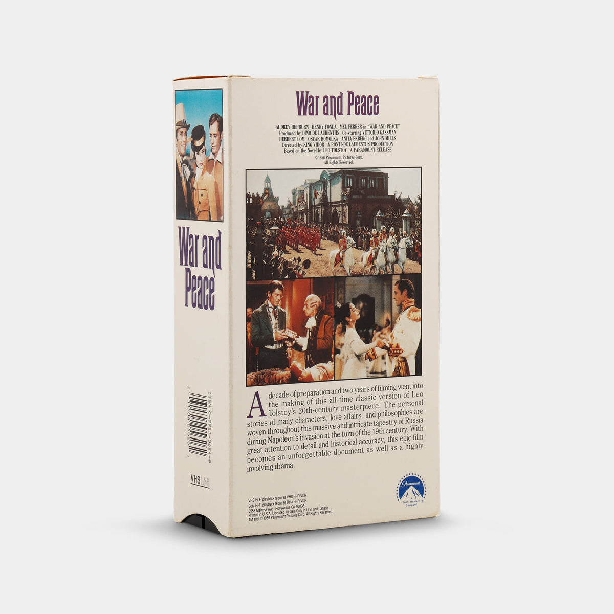 War and Peace VHS Tape