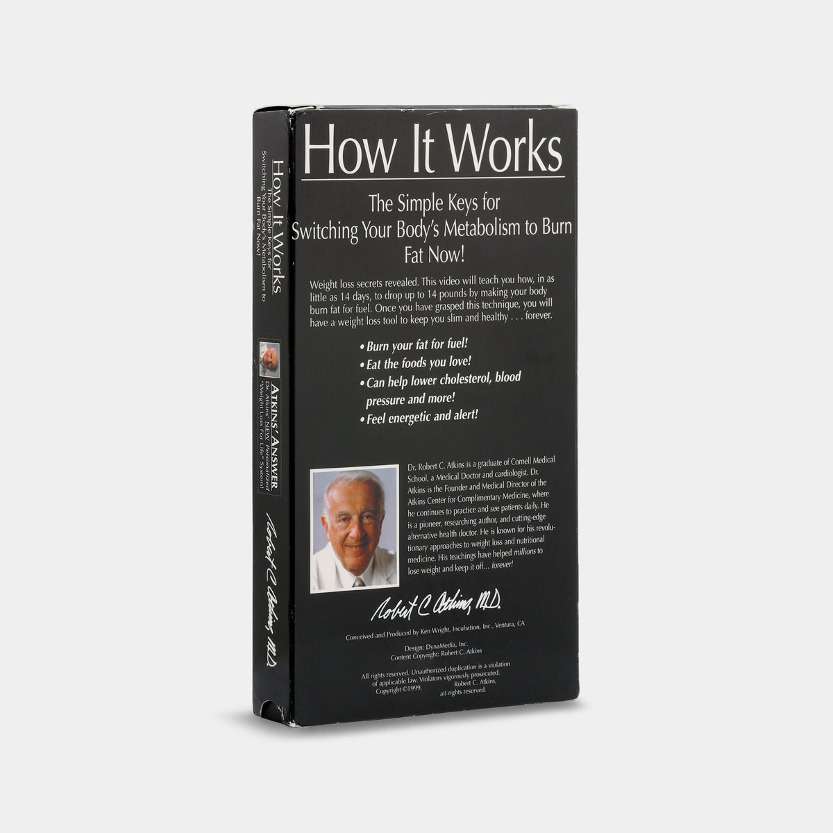 Dr. Atkins: How It Works (Volume 2) VHS Tape