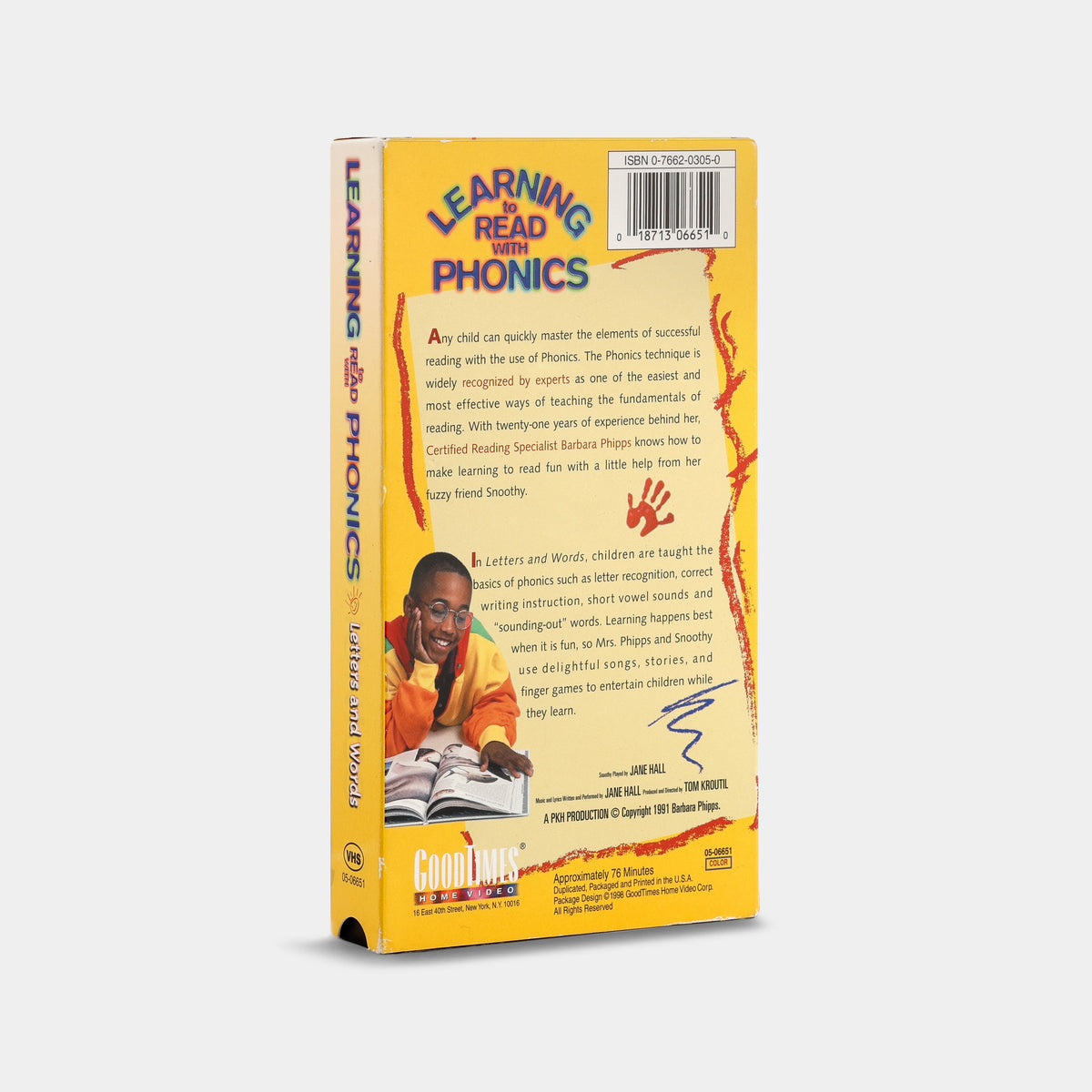 Learning to Read with Phonics: Letters and Words VHS Tape