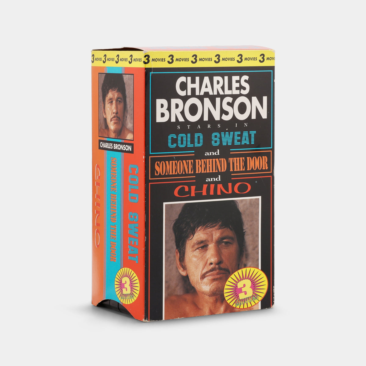 Charles Bronson: Cold Sweat / Someone Behind the Door / Chino VHS Tape Box Set