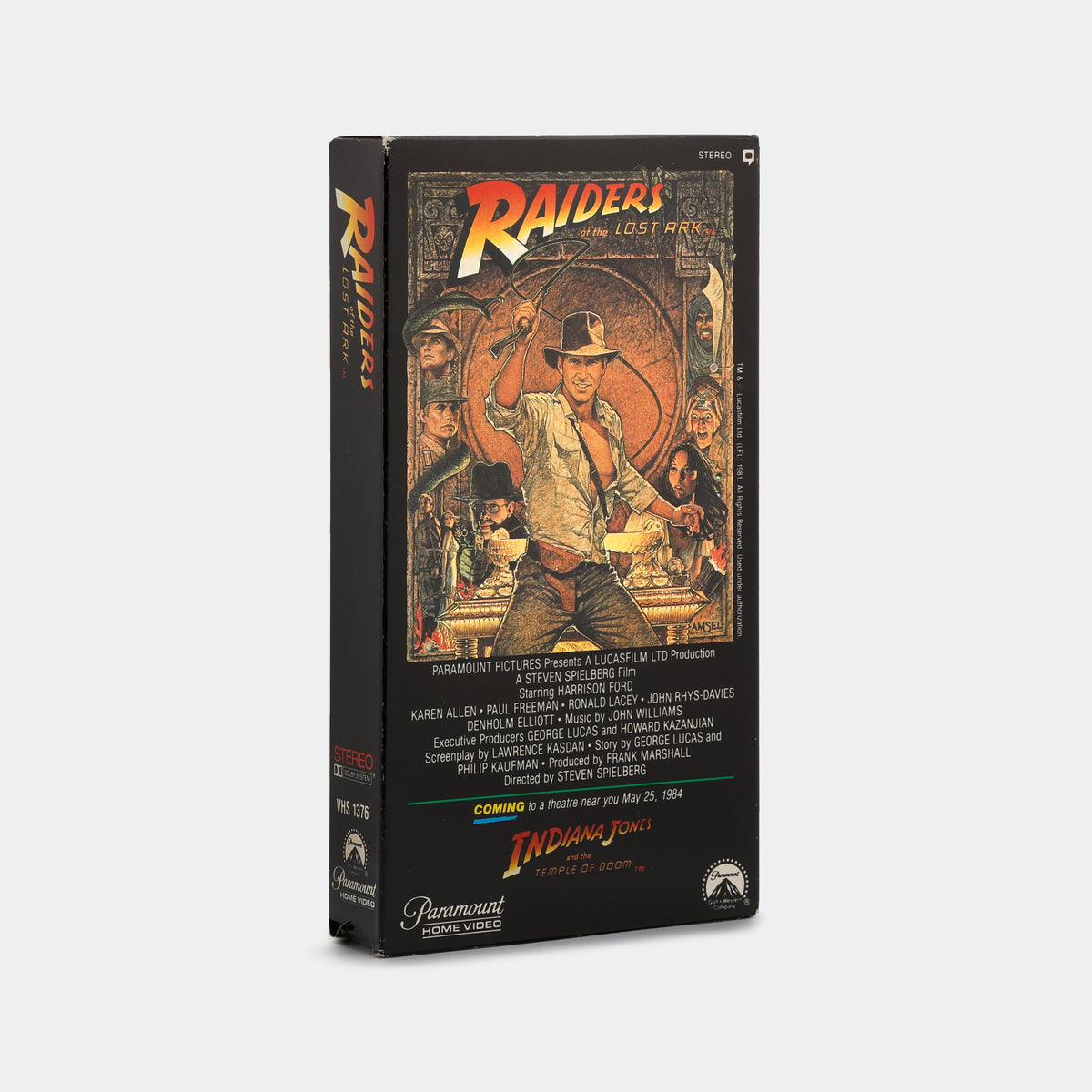 Raiders of the Lost Ark VHS Tape