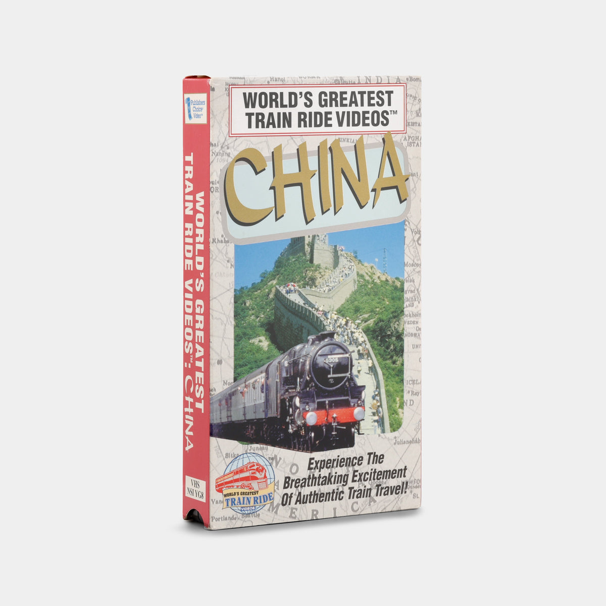 World's Greatest Train Ride Videos: China VHS Tape