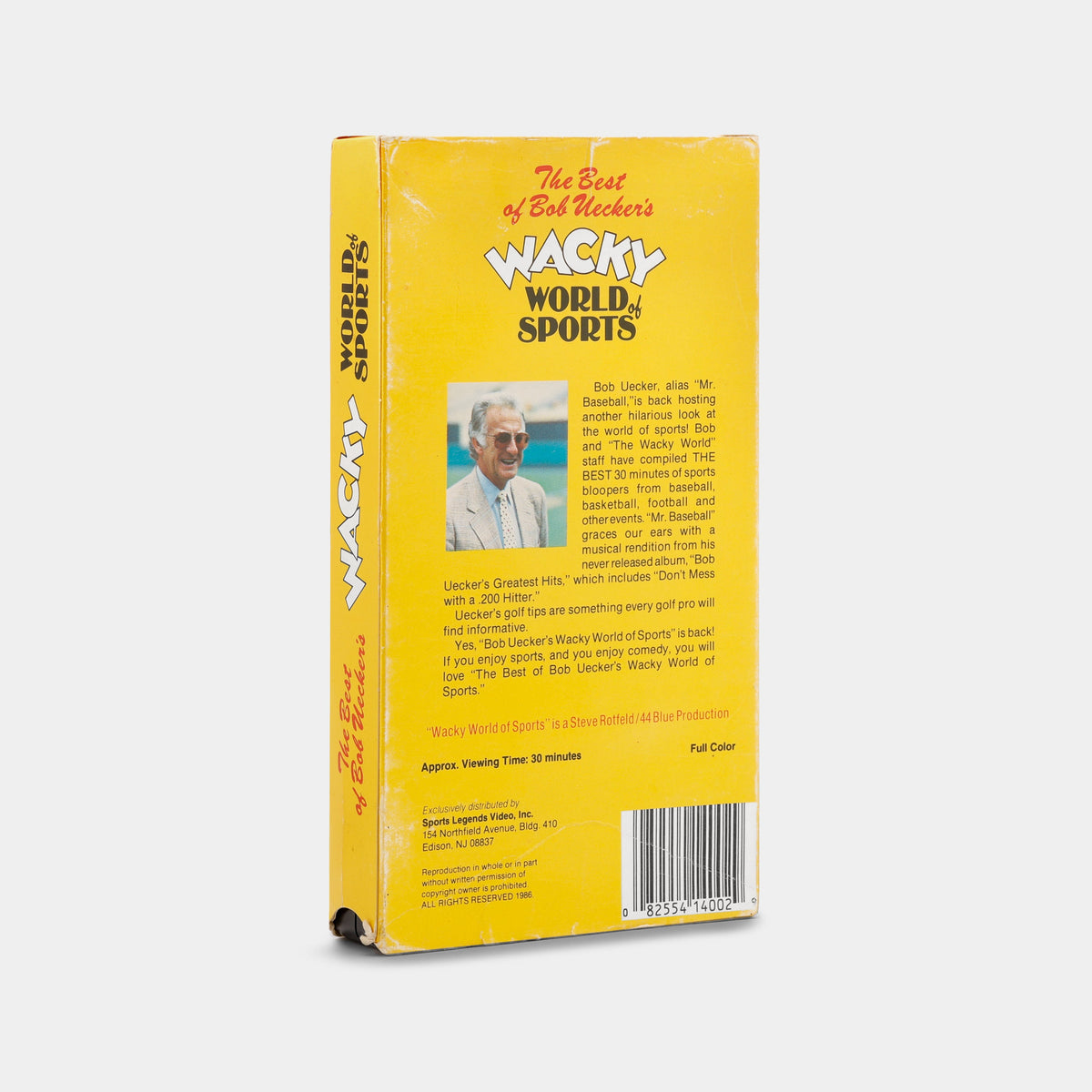 The Best of Bob Uecker's Wacky World of Sports Vol. 1 VHS Tape