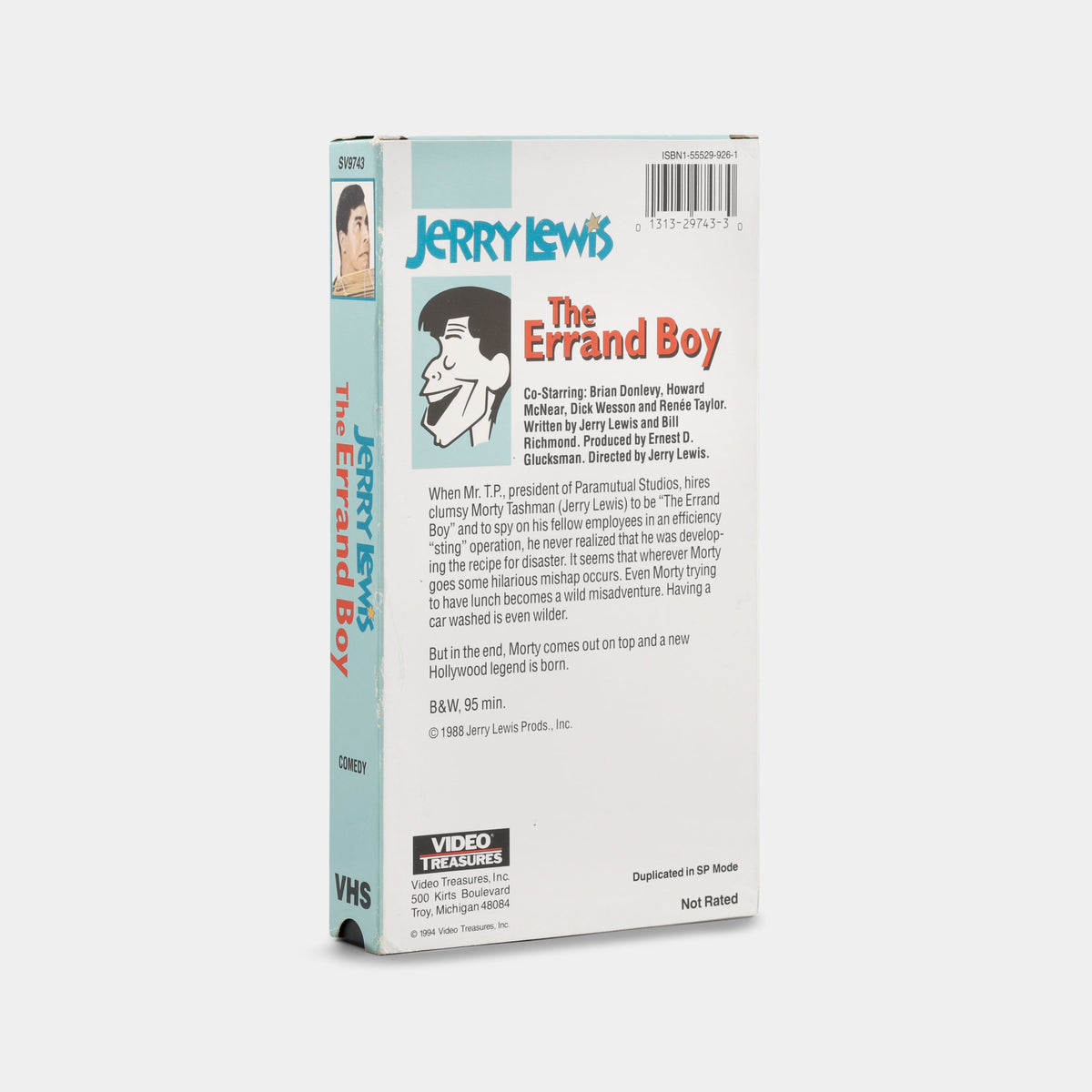 The Errand Boy VHS Tape