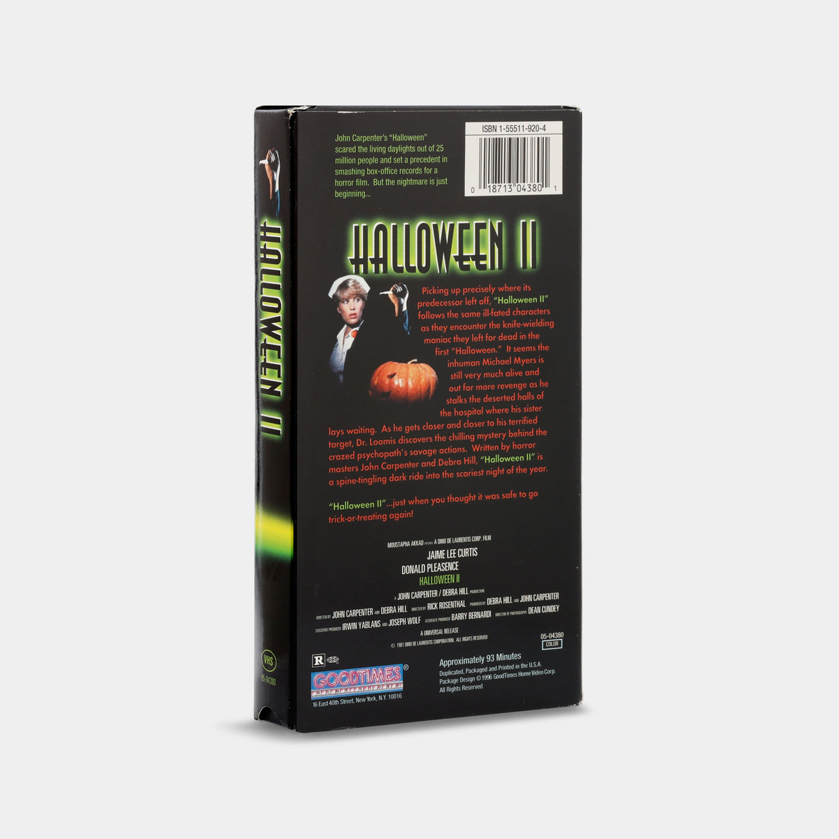 Halloween II VHS Tape