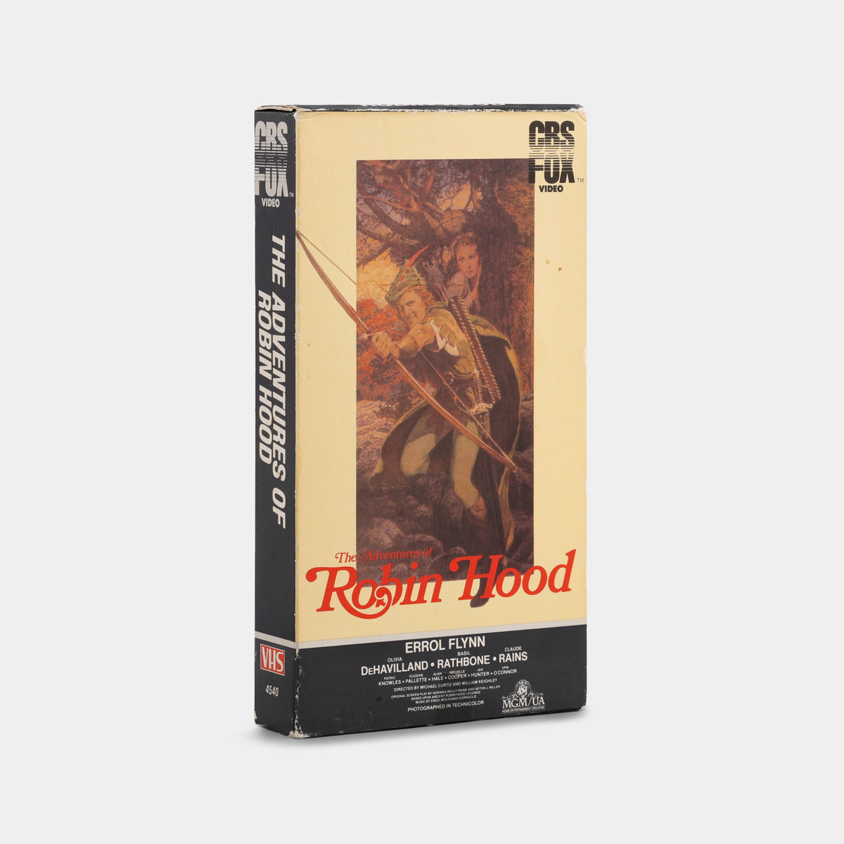 The Adventures of Robin Hood (CBS/Fox Video) VHS Tape