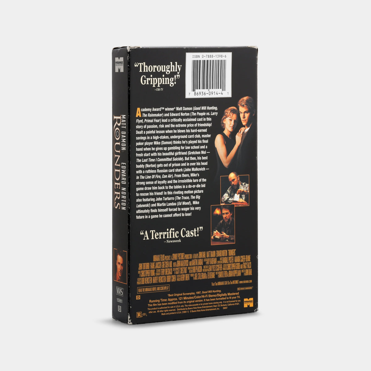 Rounders VHS Tape