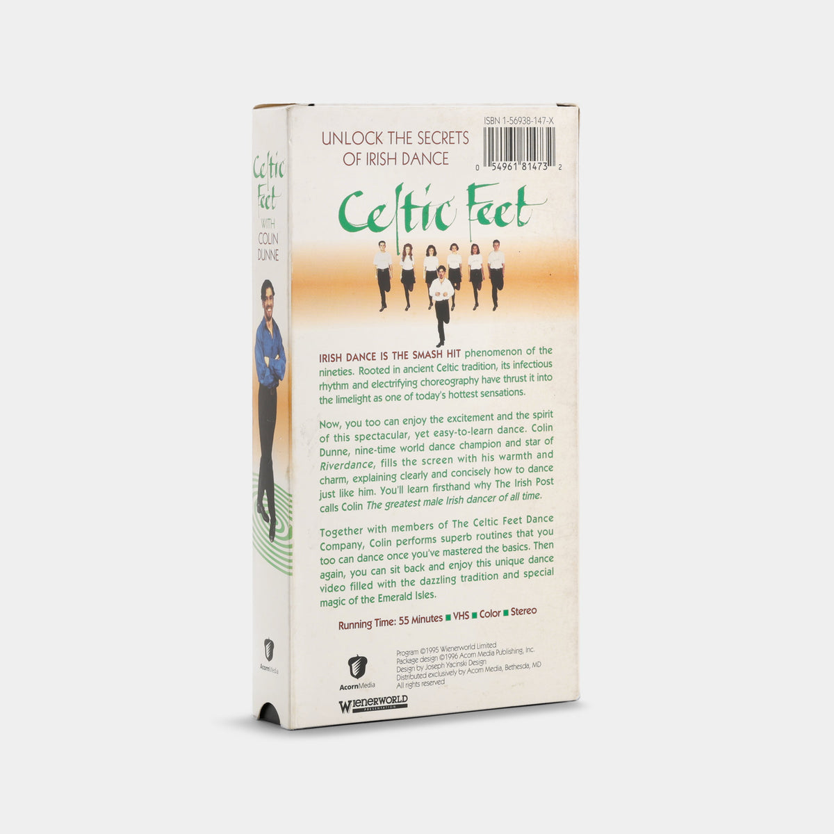 Celtic Feet: Irish Dancing Step by Step with Colin Dunne VHS Tape