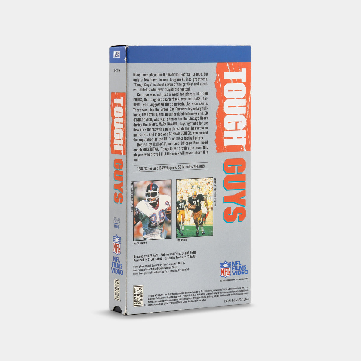 NFL Film Video Presents: Tough Guys VHS Tape