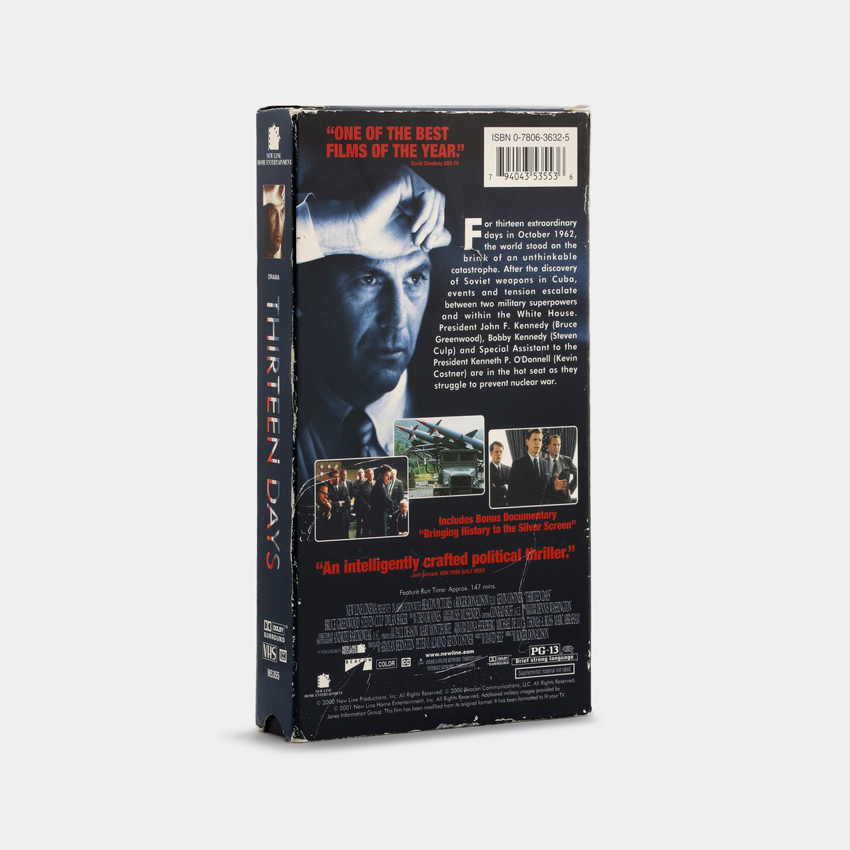 Thirteen Days VHS Tape