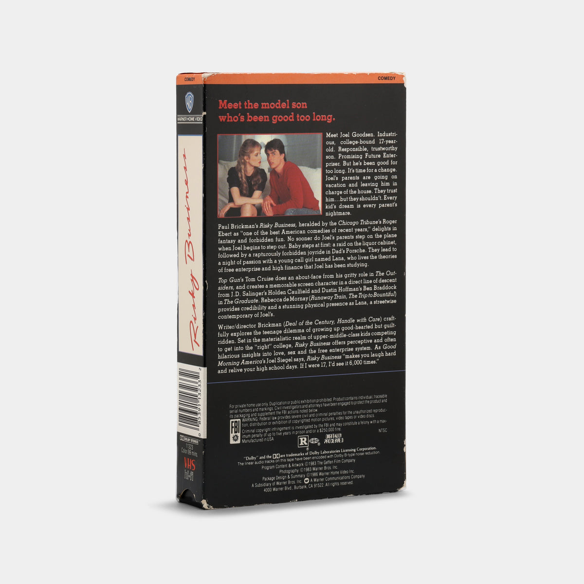 Risky Business VHS Tape