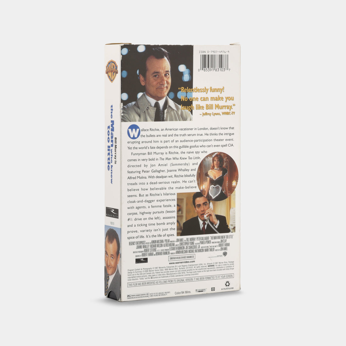 The Man Who Knew Too Little VHS Tape